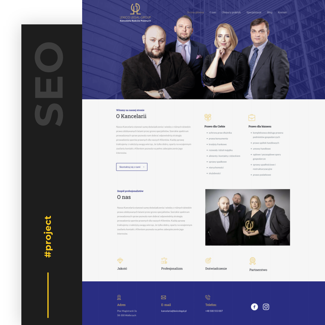 Strona dla Lexico Legal