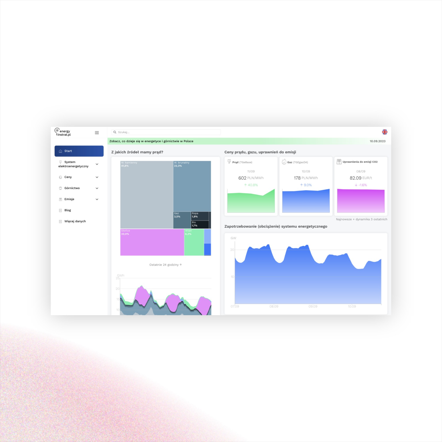 Energy Instrat platforma www