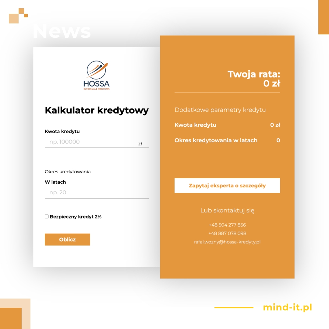 kalkulator kredytowy dla firmy hossa